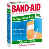 Bandaid Fabric Dressing Strip 1m x 6cm