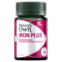 Natures Own Iron Plus 50 Tablets
