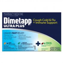 Dimetapp Ultra Plus Cough Cold & Flu + Immune Support 24 Liquid Caps