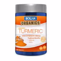 Bioglan Organics Organic Turmeric 1000mg 100 Tablets