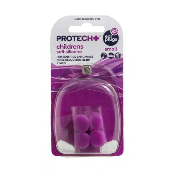 Protech Childrens Silicone Ear Plug Small 2 Pairs