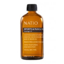 Natio Sports & Muscle Recovery Massage Oil 200ml
