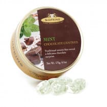 Simpkins Travel Tin Mint Chocolate Centres 175G