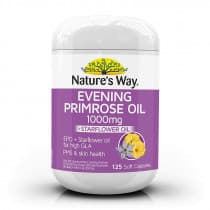 Natures Way Evening Primrose Oil 1000mg Plus Starflower 125 Capsules