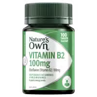 Natures Own Vitamin B2 100mg 100 Tablets