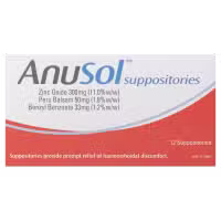 Anusol Suppositories 12 Pack