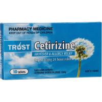 Trust Cetirizine 10mg 10 Tablets