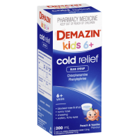 Demazin Kids 6 Plus Cold Relief Blue Syrup 200ml