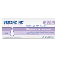 Benzac AC Acne Gel 2.5 Percent 60g