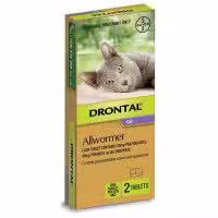 Drontal Cat Allwormer 4kg 2 Tablets