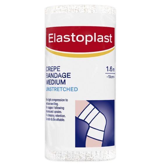 Buy Elastoplast Medium Weight Crepe Bandage 10cm x 1.6m Online Chempro AU