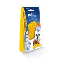 Pet & Me Silicone Pet Brush Yellow