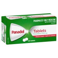 Panadol for Pain Relief Paracetamol 500mg 100 Tablets S3