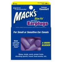 Macks Slim Fit Soft Foam Ear Plugs 5 Pair