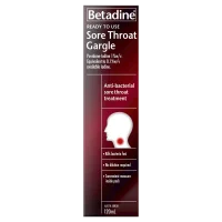 Betadine Ready To Use Sore Throat Gargle 120ml