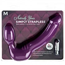Best Friends Forever Simply Strapless Vibrating Silicone Purple Medium