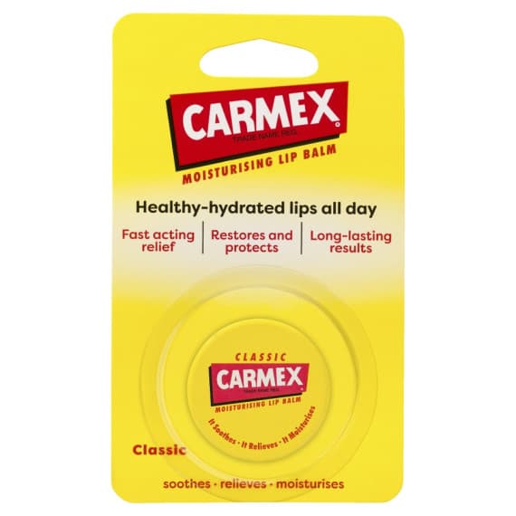 Carmex Moisturising Lip Balm Classic Jar 7.5g - Effective Lip Care at Chempro Online