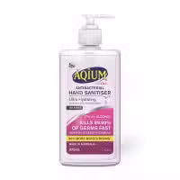 Ego Aqium Antibacterial Hand Sanitiser Ultra 375ml Pump