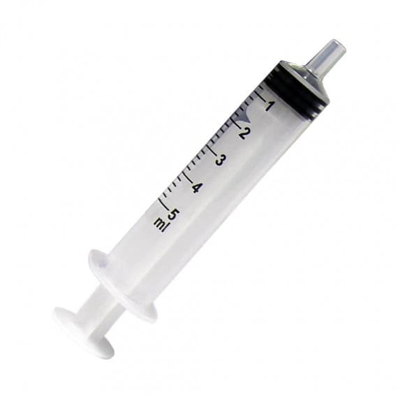 Syringe 5ml Slip Tip 302130 (Single or BX100)