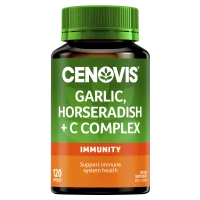 Cenovis Garlic and Horseradish Plus C Complex 120 Capsules