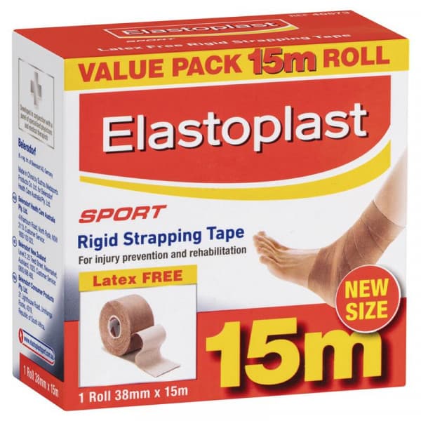 Buy Elastoplast Sport Rigid Strapping Tape 38mm x 15m Tan Online
