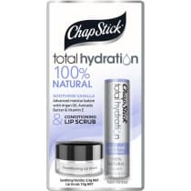 Chapstick Total Hydration Vanilla Lip Balm and Scrub 6
