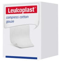Leukoplast Compress Cotton Gauze 5x5cm STERILE 12ply White 5s x 20 Pack 100