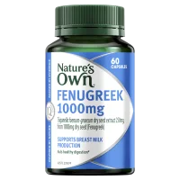 Natures Own Fenugreek 1000mg 60 Capsules