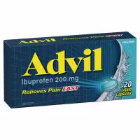 Advil Liquid Capsules 20 Capsules