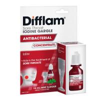 Difflam Antibacterial Sore Throat Gargle with Iodine Concentrate 15mL