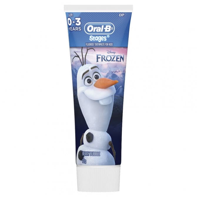 Buy OralB Stages Olaf Berry Bubble Toothpaste 92g Online