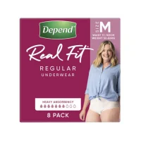Depend Real Fit For Women Super Underwear Medium 8 Pack