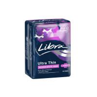 Libra Ultra Thin Pads Goodnights With Wings 10 Pack