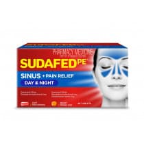 Sudafed PE Sinus Day & Night Relief 48 Tablets