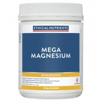 Ethical Nutrients Mega Magnesium Powder Raspberry 450g
