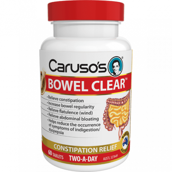 Carusos Bowel Clear 60 Tablets