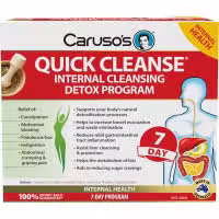 Carusos Quick Cleanse Internal Cleansing Detox 7 Day Program