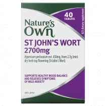 Natures Own St Johns Wort 2700mg 40 Tablets
