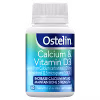 Ostelin Calcium And Vitamin D3 60 Tablets