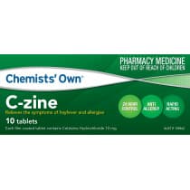 Chemists Own C-Zine 10mg 10 Tablets