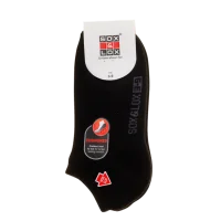 Sox & Lox Ladies Sports Cushioned Low Cut Socks Black (Size 3 - 9)