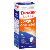 Demazin Kids 6+ Cough and Cold Relief Syrup 200ml
