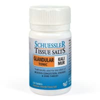 Martin and Pleasance Schuessler Kali Mur Glandular Tonic 125 Tablets