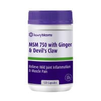 Henry Blooms MSM 750 with Ginger And Devils Claw 120 Capsules