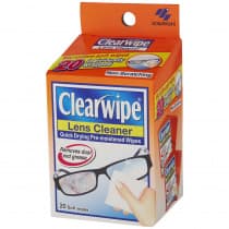 Clearwipe Lens Cleaner Soft Wipes 20