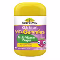 Natures Way Kids Smart Vita Gummies Multivitamin Plus Vegies 60 Pastilles