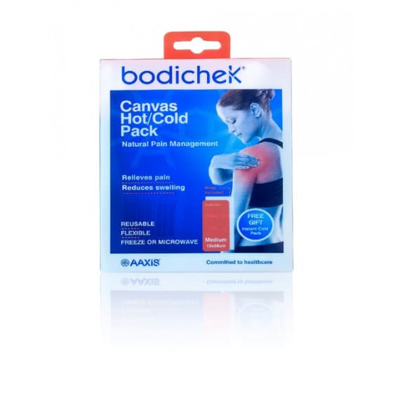Bodichek Hot/Cold Canvas Gel Pack Large 18 x 28cm plus Instant Cold Pack Assorted