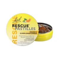 Bach Rescue Pastilles Orange and Elderflower