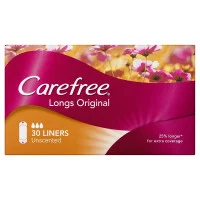 Carefree Original Long Unscented Liners 30 Pack