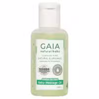 GAIA Natural Baby Massage Oil 125ml